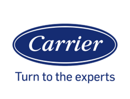 Carrier Logo - Fred's Heating and Air sells and services Carrier HVAC systems